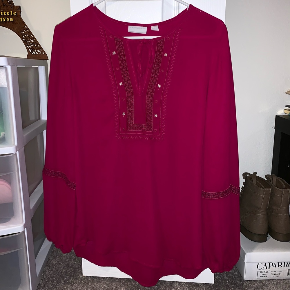 Long Sleeve Blouse